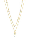 Absolute Spike Pendant Layered Necklace, Gold