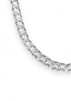 Absolute Square Diamond Necklace, Silver