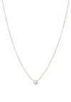 Absolute Jewellery Tiny Halo Necklace, Gold