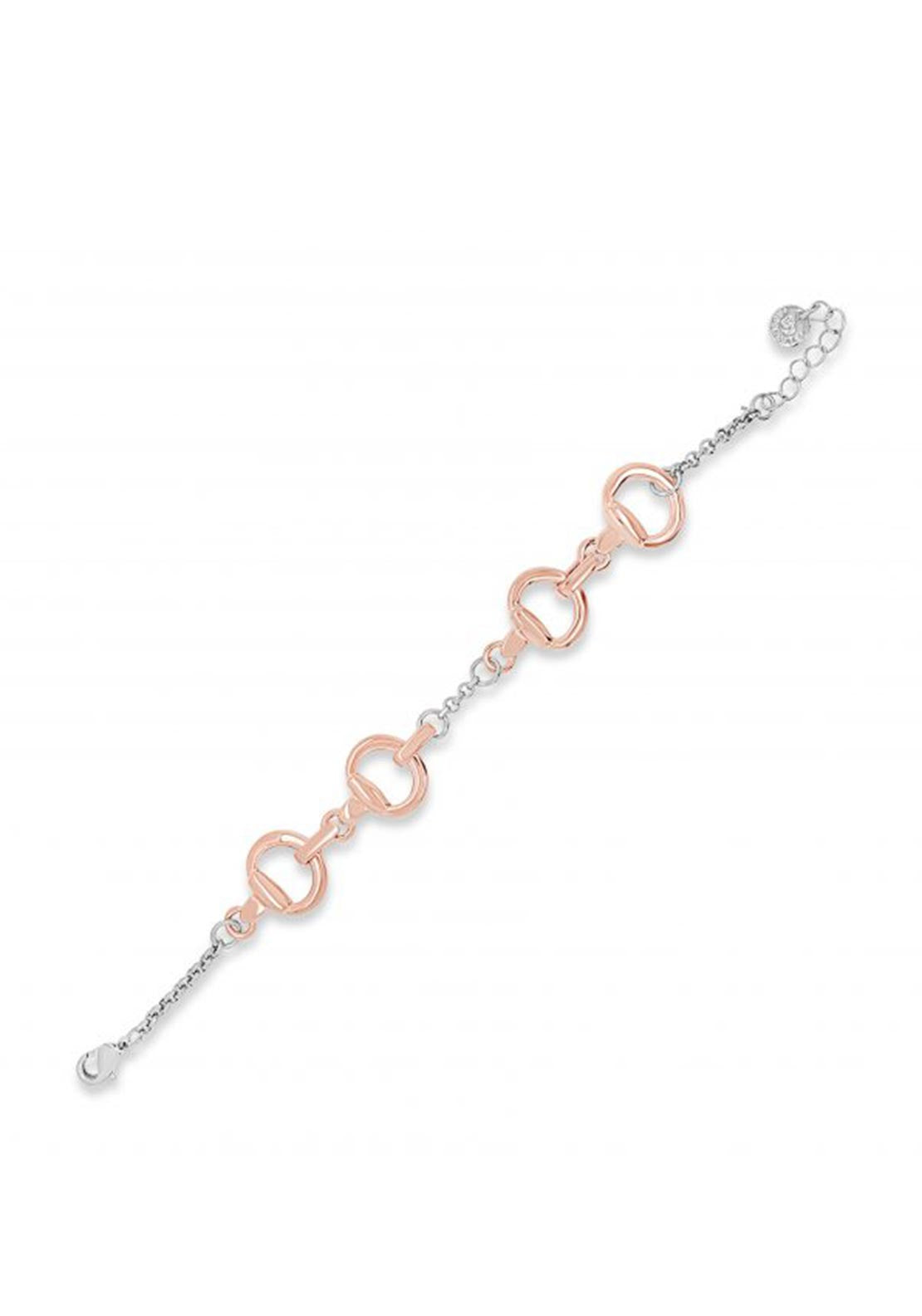 Absolute Link Bracelet, Rose Gold & Silver