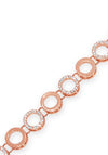 Absolute Circle Chain Bracelet, Rose Gold