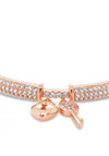Absolute Key and Lock Diamond Bangle, Rose Gold