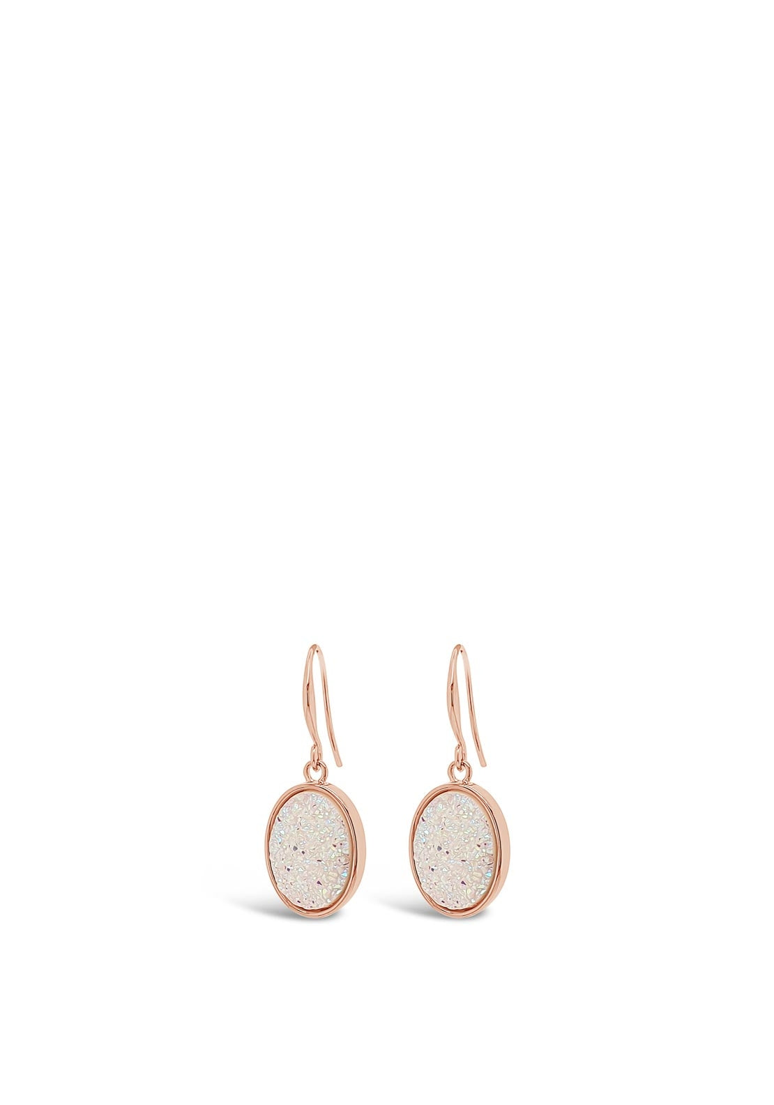 Absolute Rose Gold Opal Drop Earrings, E2069CR