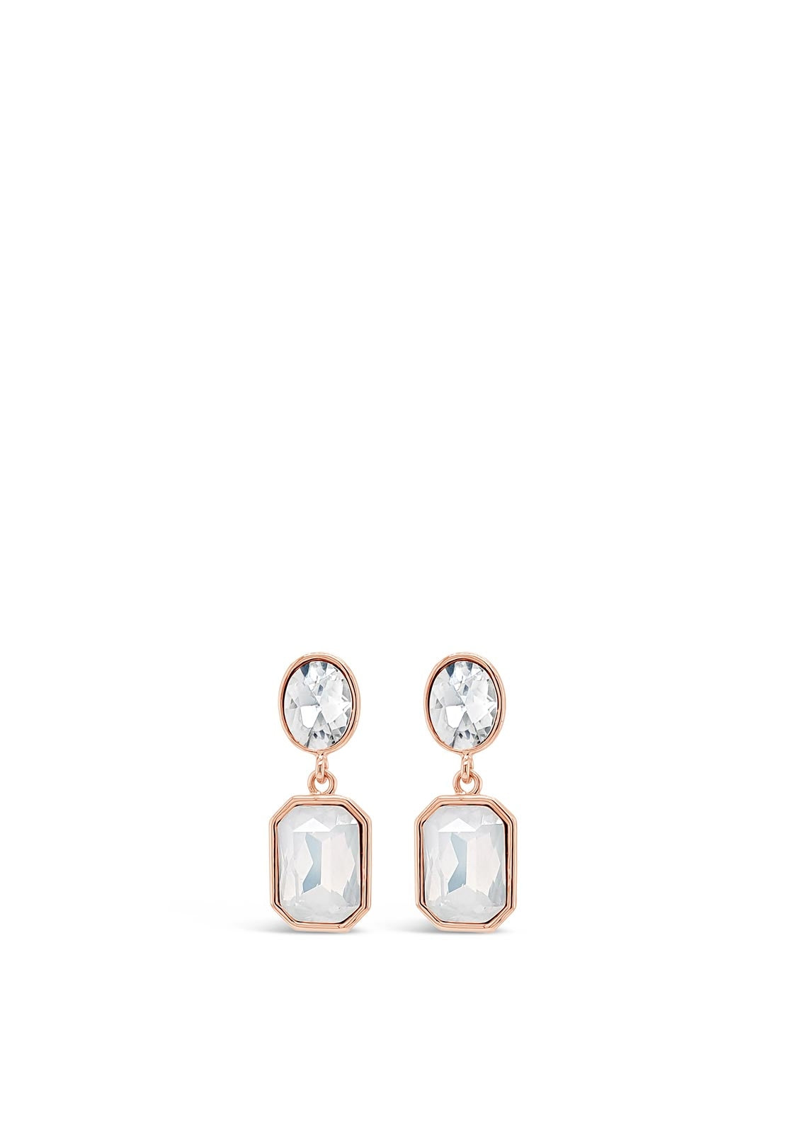 Absolute Gold Opal Rectangular Drop Earrings, E2087RS