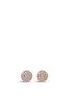 Absolute Rose Gold Diamante Stud Earrings, E2097RS