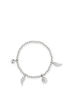 Absolute Double Feather Bracelet, Silver