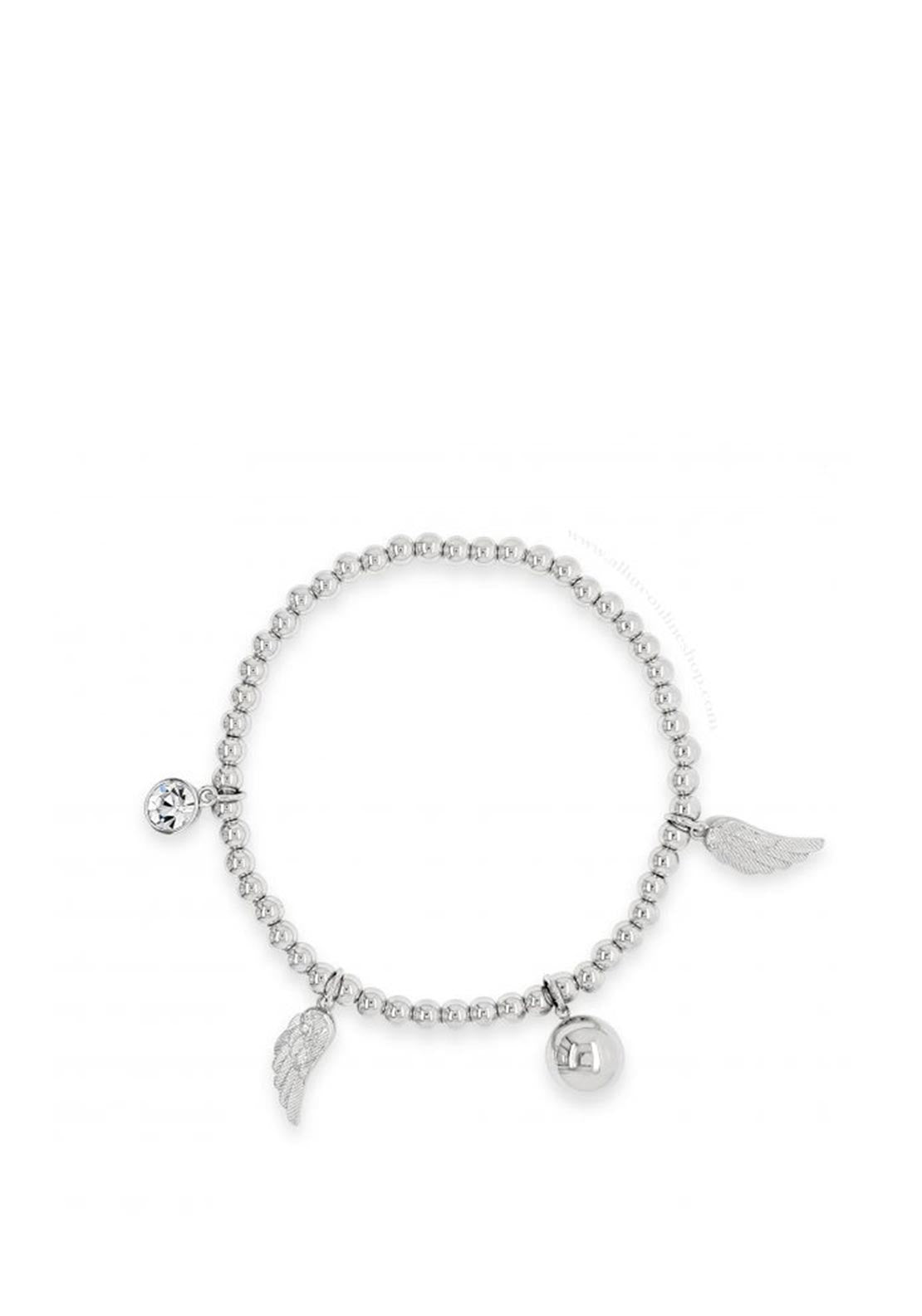 Absolute Double Feather Bracelet, Silver