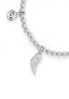 Absolute Double Feather Bracelet, Silver