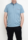 Advise Contrast Trim Polo Shirt, Slate