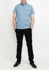 Advise Contrast Trim Polo Shirt, Slate