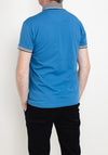 Advise Contrast Trim Polo Shirt, Blue