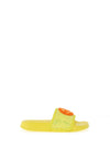 Agatha Ruiz De La Prada Glitter Smiley Sliders, Yellow