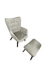 Scatter Box Alexa Chair & Stool, Grey