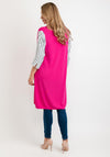 Seventy1 One Size Long Sleeveless Cardigan, Pink
