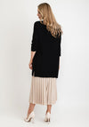 Seventy1 One Size Long Fine Cardigan, Black