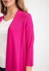 Seventy1 One Size Long Fine Cardigan, Pink