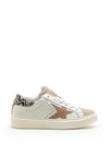 Alpe Leather Suede Star Trainers, White