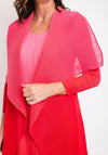 Alquema One Size Ombre Chiffon Dress & Jacket, Rosehip