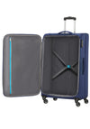 American Tourister Heat Wave Large Suitcase, Combat Navy