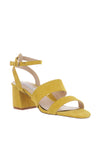 Amy Huberman Vertigo Suede Sandals, Yellow