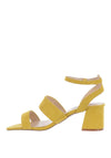 Amy Huberman Vertigo Suede Sandals, Yellow