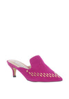 Amy Huberman Leap Year Suede Mules, Pink