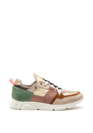 Amy Huberman Jeans Retro Colour Block Trainer, Multi