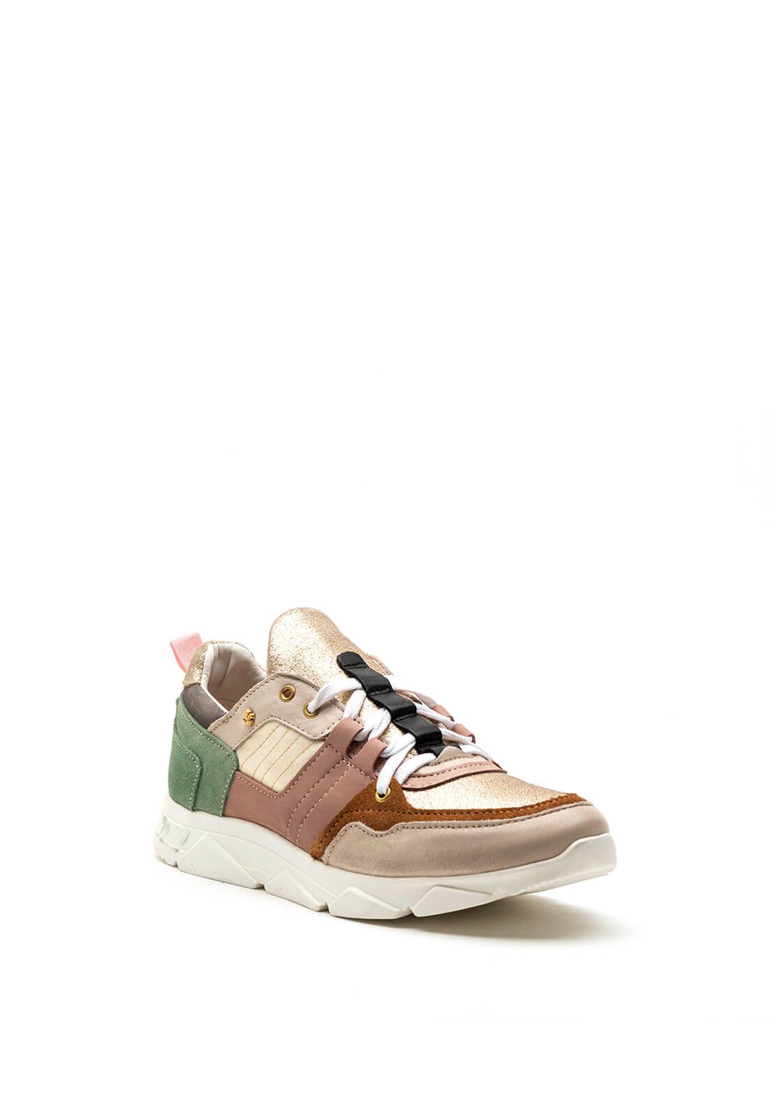 Amy Huberman Jeans Retro Colour Block Trainer, Multi