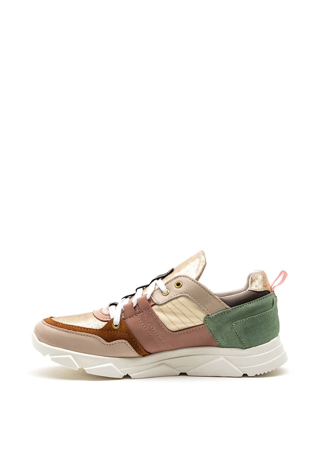 Amy Huberman Jeans Retro Colour Block Trainer, Multi