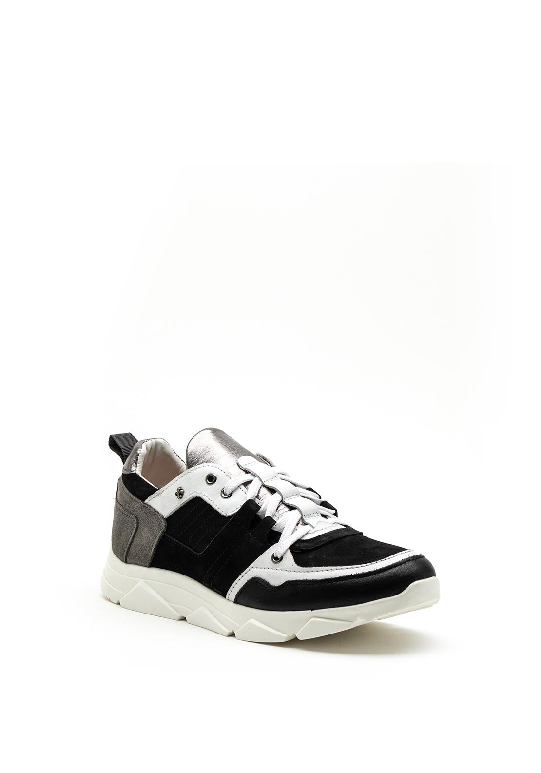 Amy Huberman Jeans Retro Colour Block Trainer, Black Multi