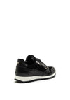 Amy Huberman Jerry Maguire Leather Mix Trainer, Black
