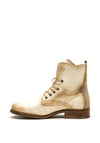 Amy Huberman Rebound Lace Up Biker Boot, Cream