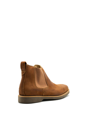 Anatomic & Co Cardoso Leather Slip on Boot, Cognac
