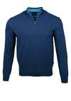 Andre Arklow Half Zip Sweater, Navy