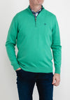 Andre Killiney Quarter Zip Sweater, Jade