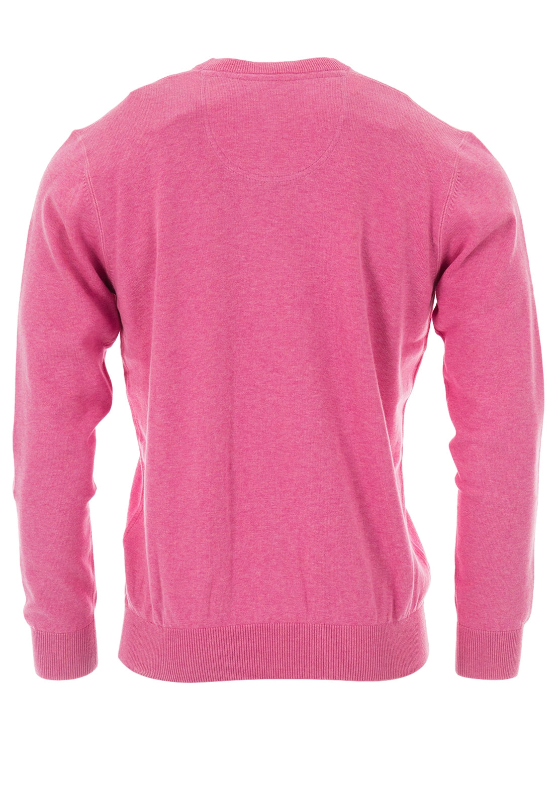 Andre Valencia Cotton V-Neck Sweater, Pink