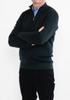 Andre Dalkey Half Zip Sweater, Forest