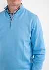 Andre Arklow Half Zip Sweater, Blue