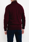 Andre Arklow Half Zip Sweater, Wine