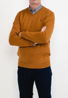 Andre Malahide V-Neck Sweater, Mustard