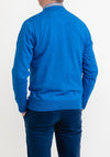 Andre Spiddal Long Sleeve V-Neck Sweater, Cobalt