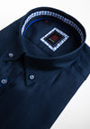 Andre Liffey Short Sleeve Shirt, Navy