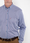 Andre Lonan Geo Print Shirt, Blue
