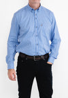 Andre Shane Gingham Shirt, Blue