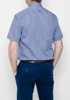 Andre Clarke Short Sleeve Geo Print Shirt, Orchid