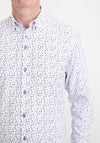 Andre Hayes Long Sleeve Floral Shirt, Orchid