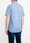 Andre Murphy Gingham Short Sleeve Shirt, Cobalt