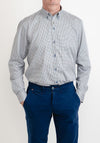 Andre Ryan Long Sleeve Pattern Shirt, Gold