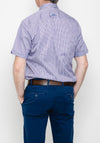 Andre Ryan Short Sleeve Geo Print Shirt, Orchid