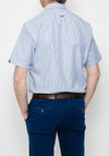 Andre Watson Short Sleeve Stripe Shirt, Navy